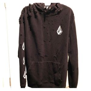 VOLCOM Men’s Limited Release Distressed Hoodie EUC